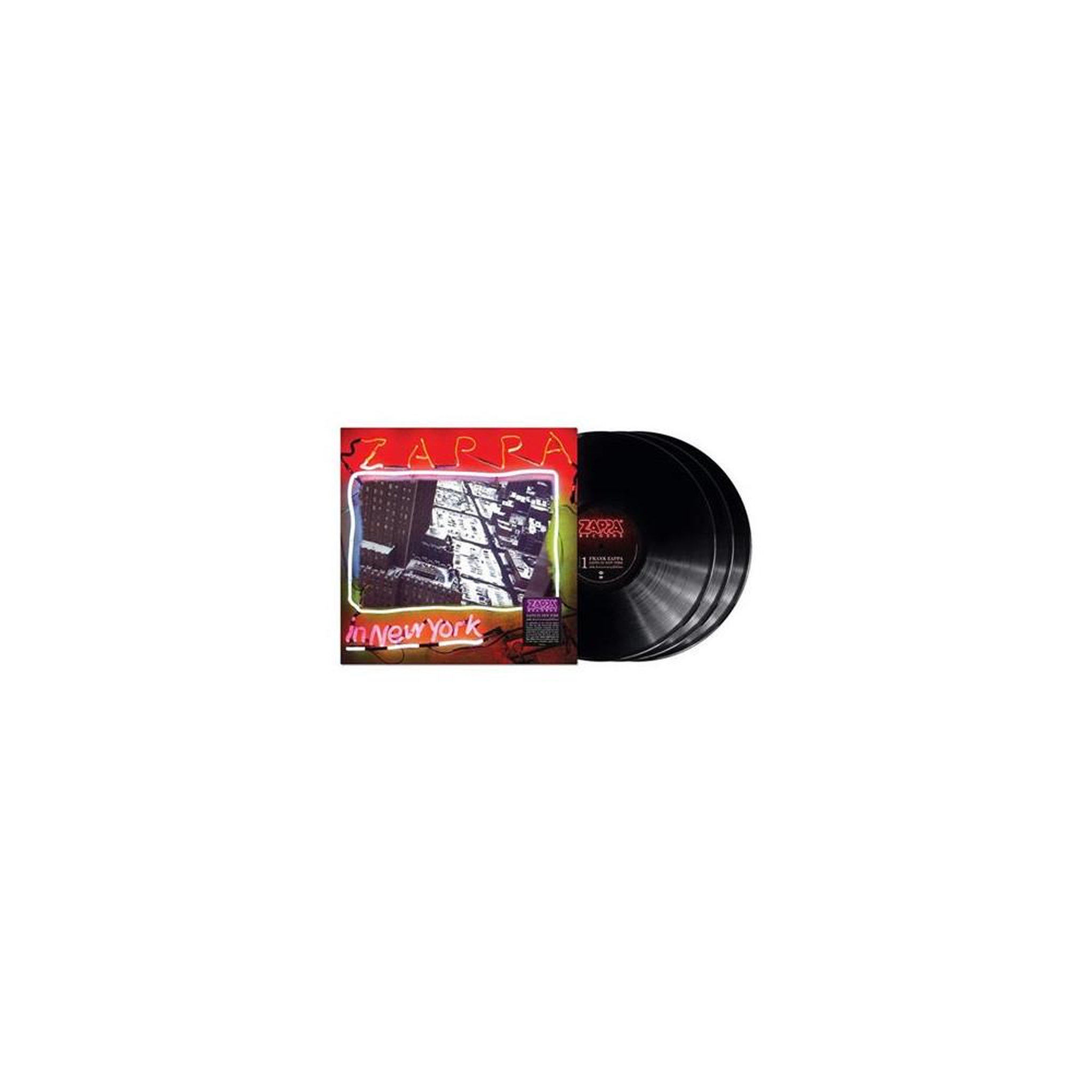 Vinyle lp coffret 3 disques zappa in new york 40th anniversary édition standard noir