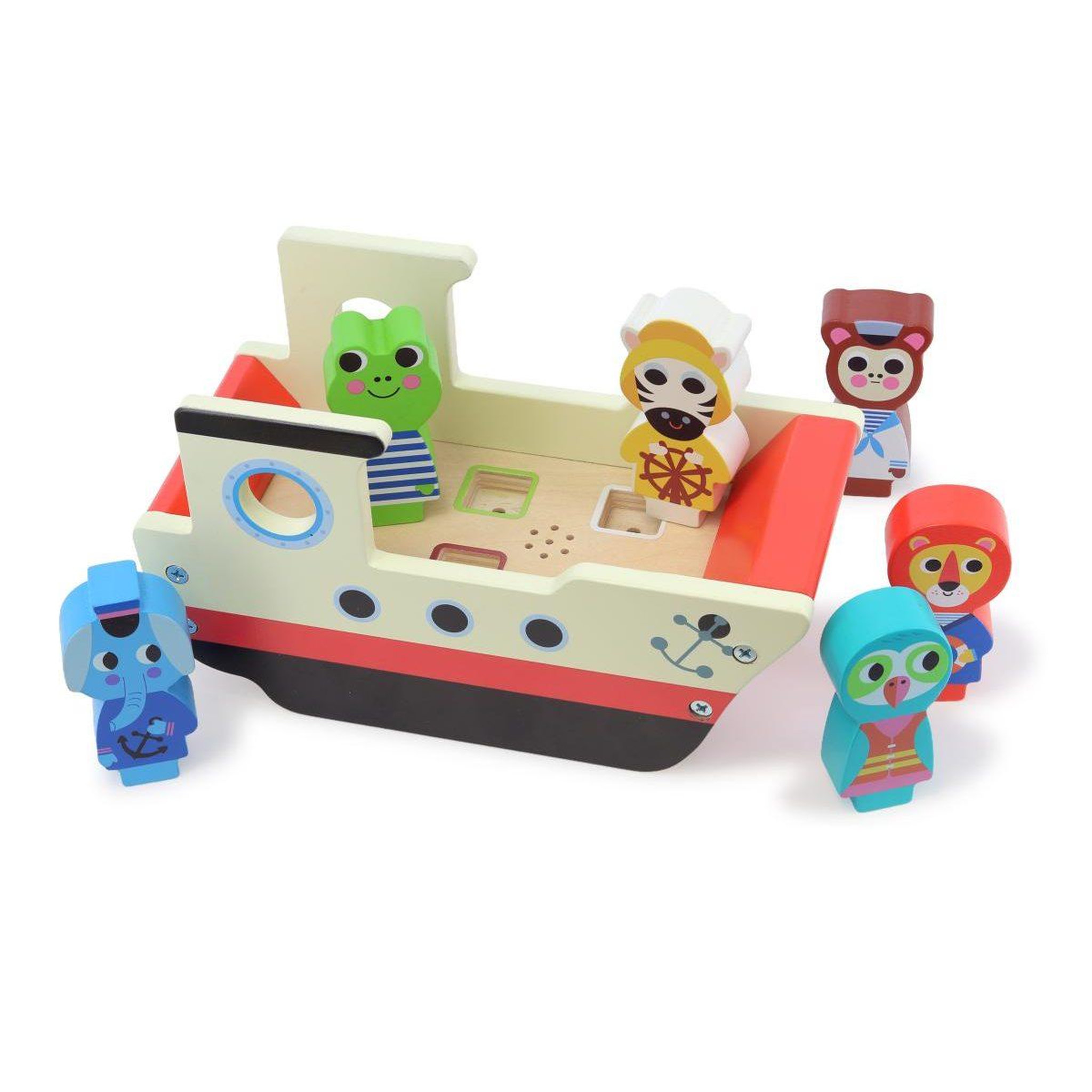Voir la diapositive 2 : Vilac Bateau sonore en bois Ingela P. Arrhenius