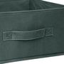 Voir la diapositive 4 : FIVE Boîte de rangement en velours MIX 'N MODUL - L.31 x l.31 x H.15 cm - Kaki