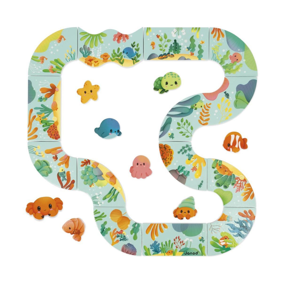 Juratoys-Janod Circuit parcours pour le bain des 18mois