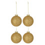 Voir la diapositive 1 : Paris Prix Lot de 4 Boules de Noël  Étoiles  10cm Or
