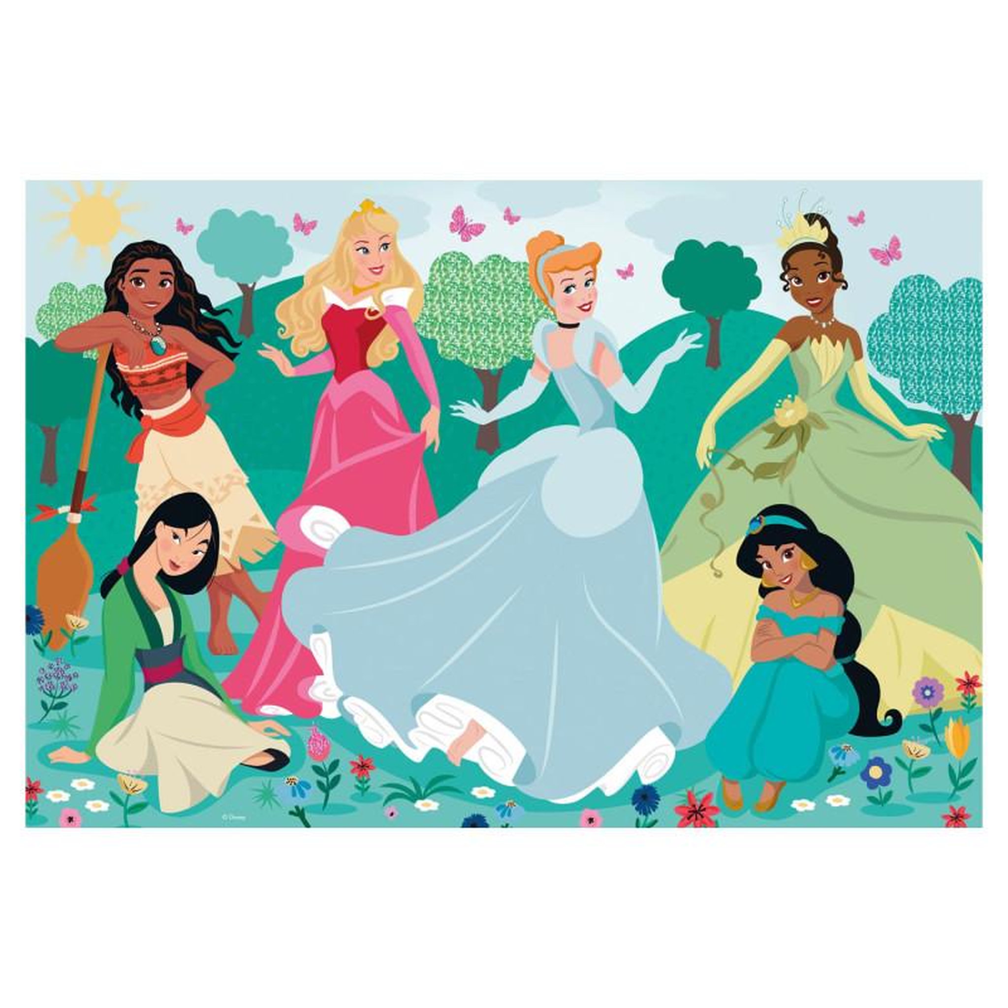 Voir la diapositive 2 : CLEMENTONI Clementoni Maxi Puzzle Disney Princess, 104pcs. 23767
