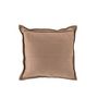 Voir la diapositive 2 : Paris Prix Coussin Déco  Cuir  44cm Beige