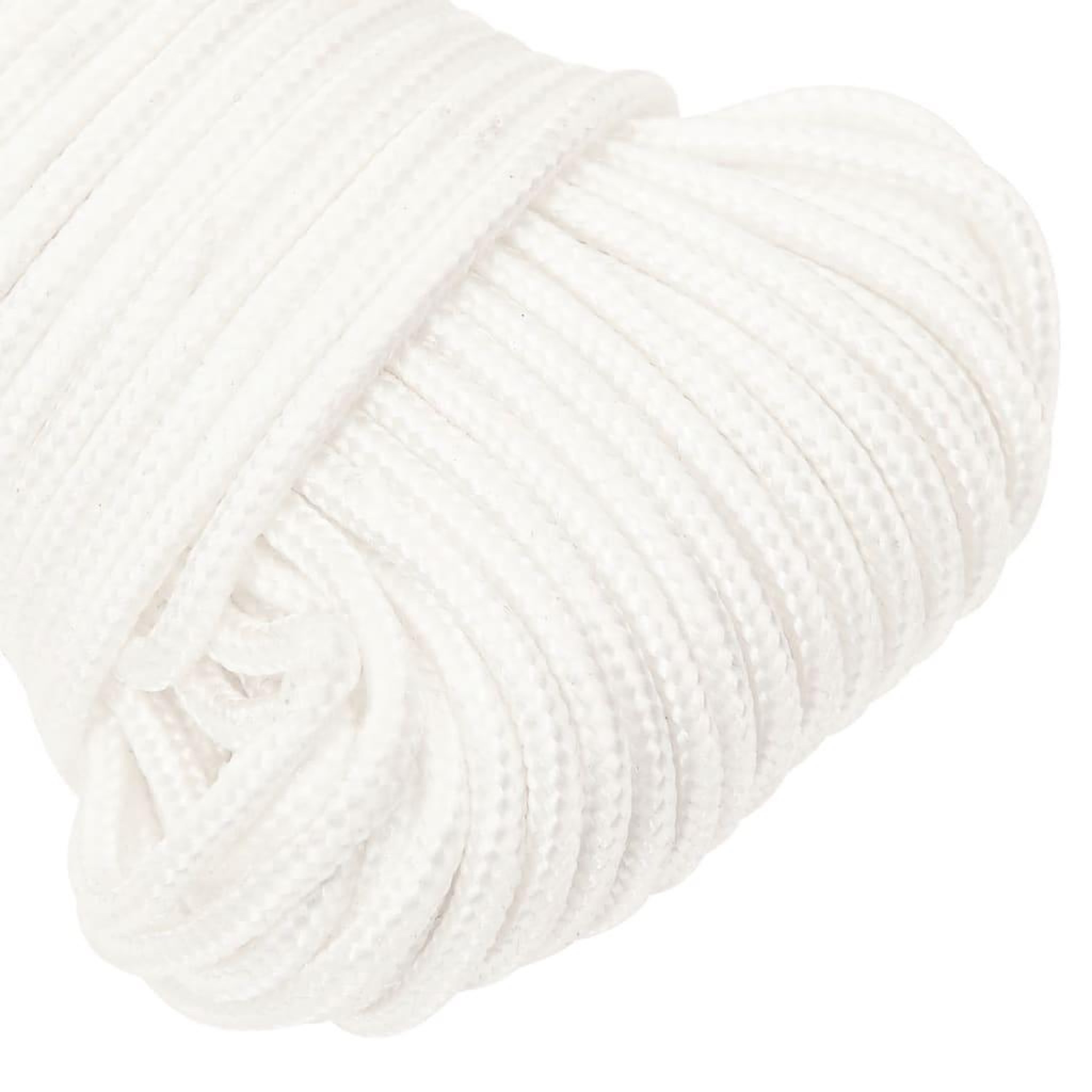 Voir la diapositive 4 : VIDAXL Corde de bateau Blanc complet 5 mm 500 m Polypropylene