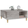 Voir la diapositive 4 : VIDAXL Table basse sonoma gris 80x80x36,5 cm bois d'ingenierie