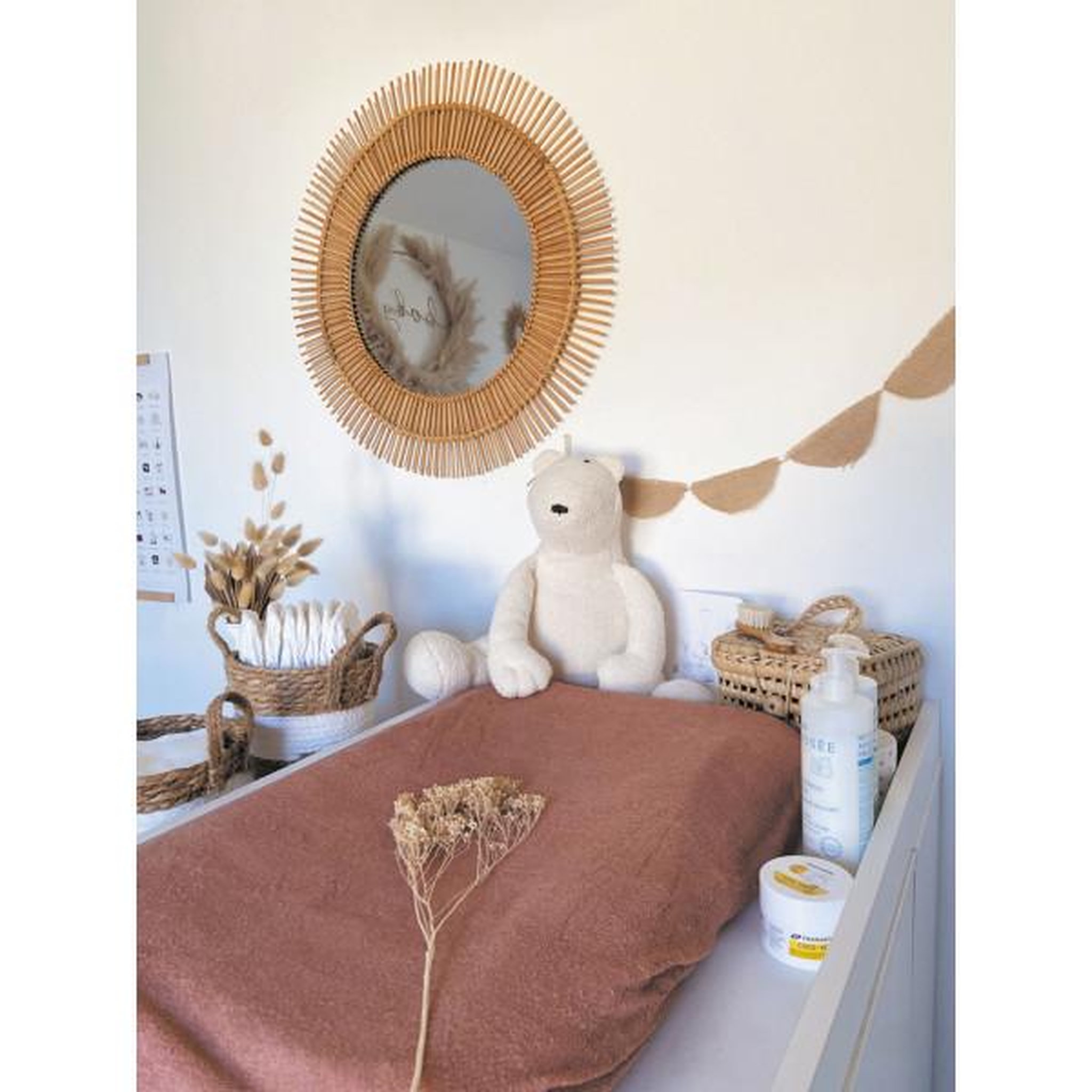 Voir la diapositive 4 : CANDIDE Housse de matelas a langer - CANDIDE - Eponge - 50 x 75 cm - Cassonade