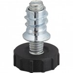 CENTRALE BRICO Vis de réglage et écrou plastique, Diam.6 x H.20 mm