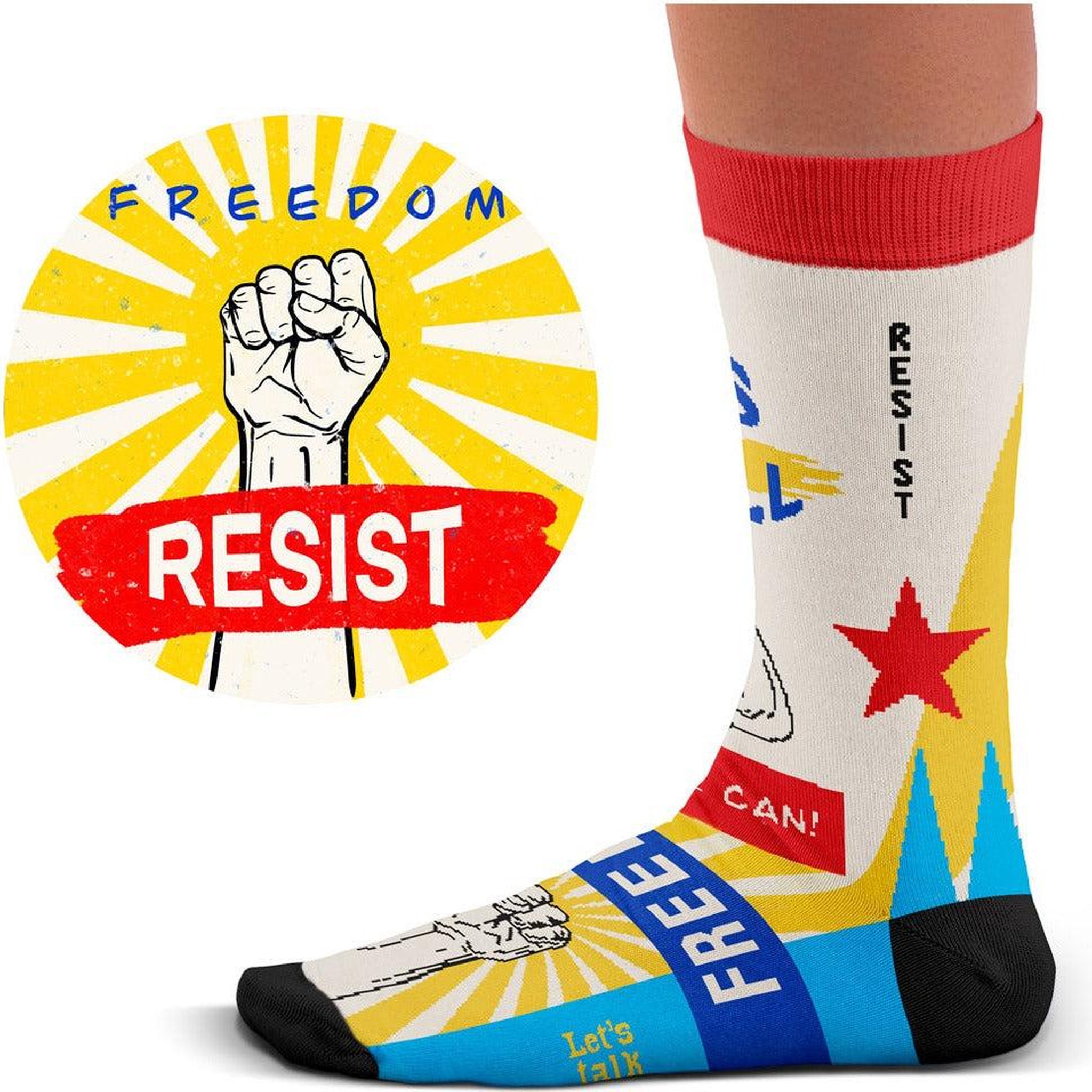 Voir la diapositive 6 : SOCK AFFAIRS Chaussettes art de la propagande
