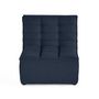 Voir la diapositive 6 : LISA DESIGN Ellie - fauteuil sans accoudoir en velours texturé
