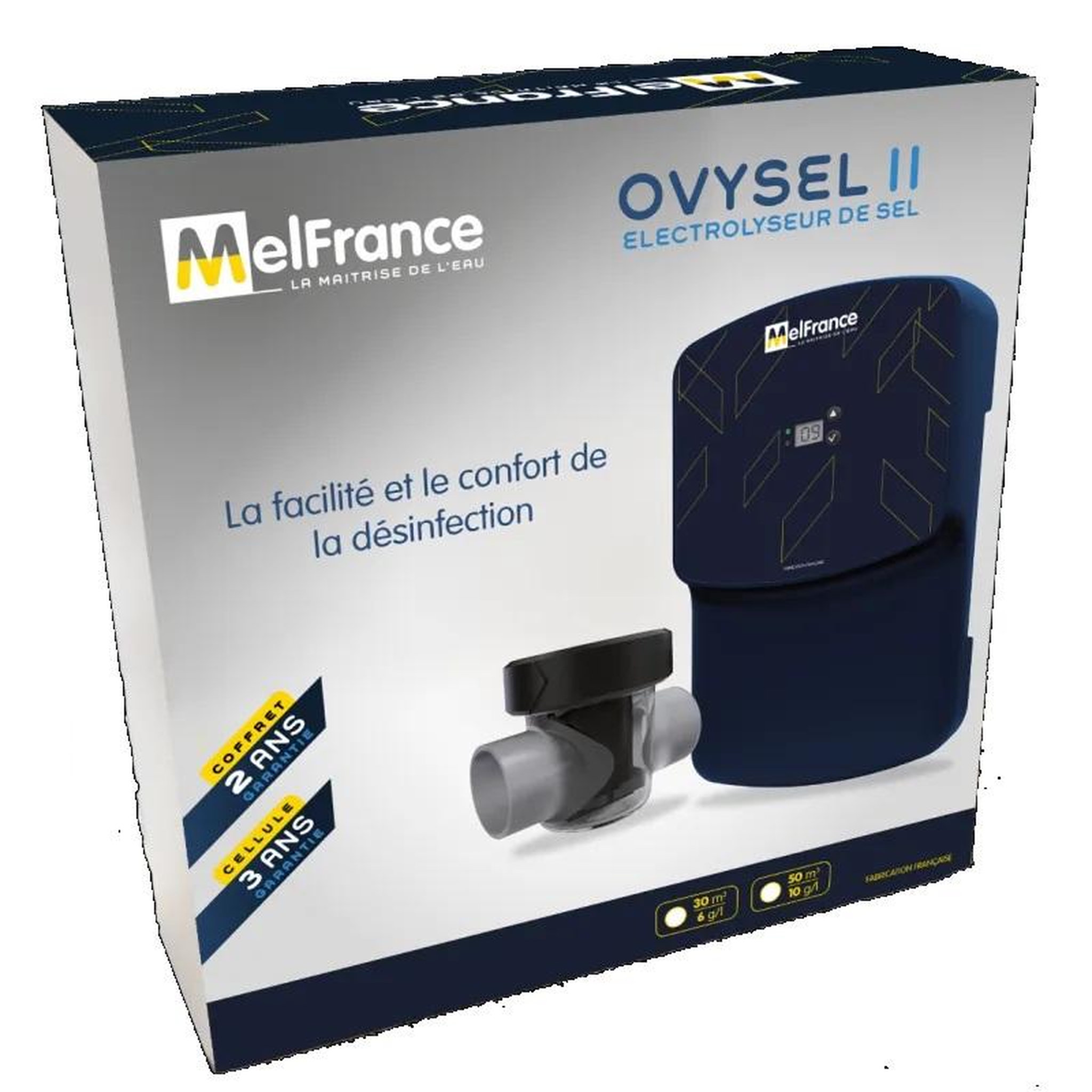 Voir la diapositive 2 : Melfrance Electrolyseur de sel 30m3 6g/h - 474 030 001