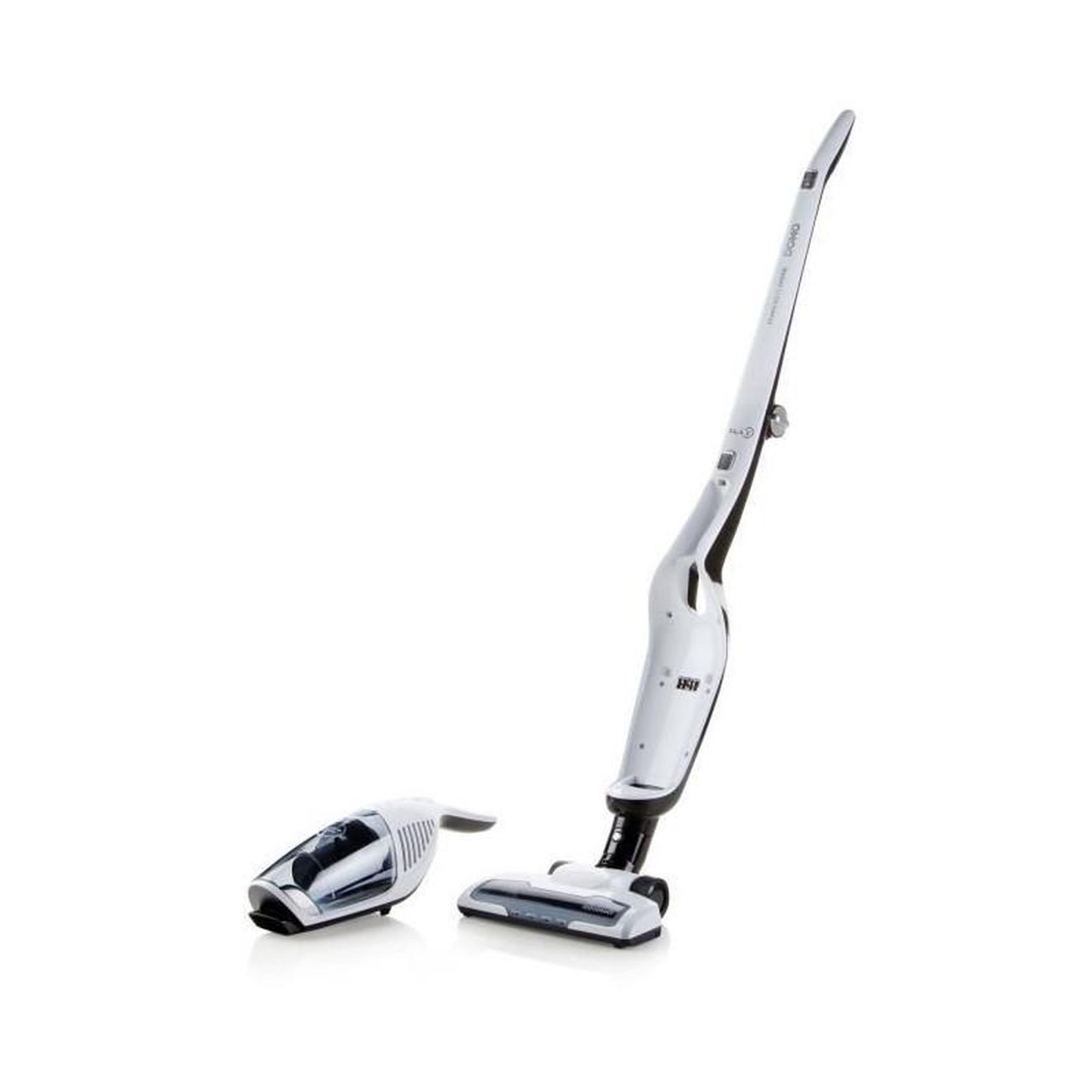 Voir la diapositive 3 : Domo DOMO Aspirateur balai DO216SV - 2 en 1 - Systeme cyclonique - Batterie Li-Ion 14,4 V - Autonomie 40 min - Blanc