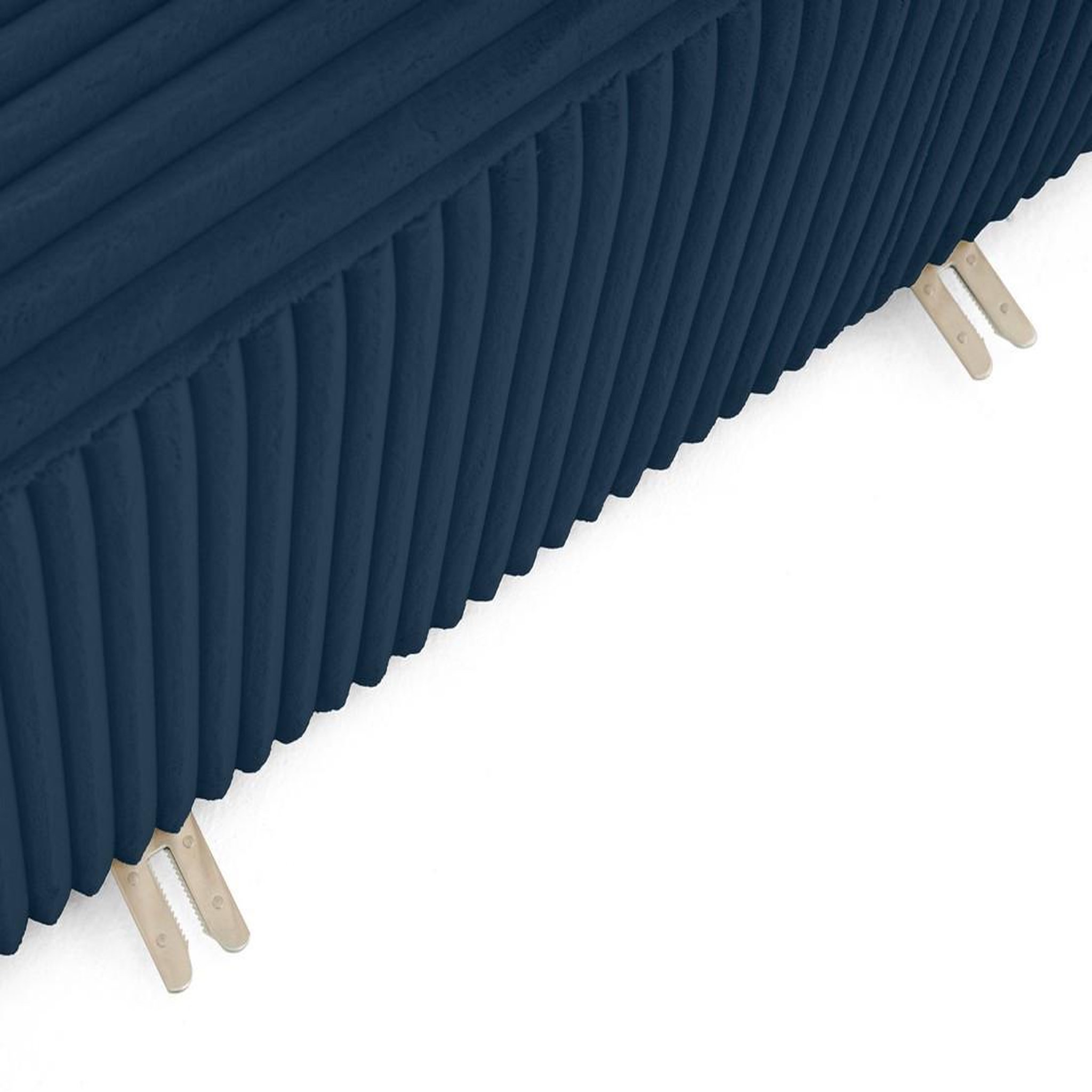 Voir la diapositive 4 : LISA DESIGN Victoire - module d'assise droit en velours côtelé grosses côtes