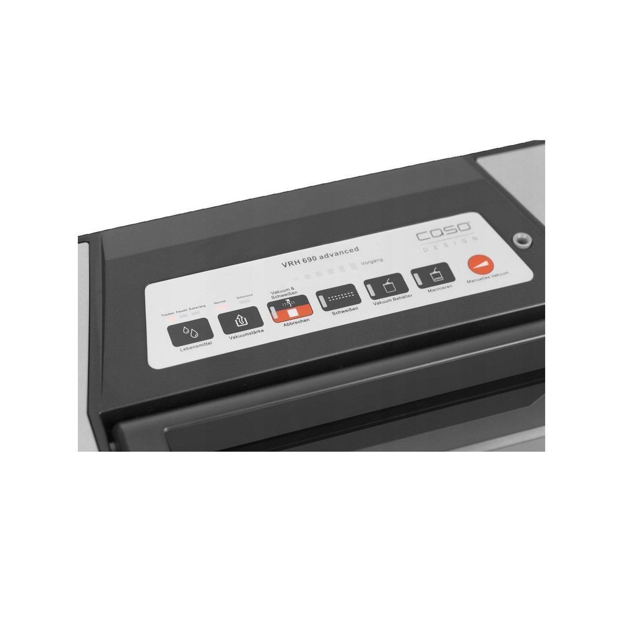 Voir la diapositive 3 : caso Scelleuse sous vide Caso Germany VRH 690 Advanced Noir et Inox