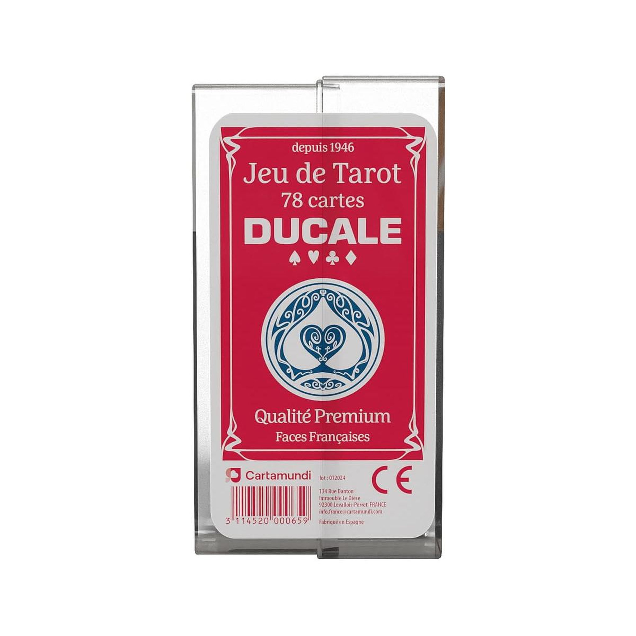 Cartamundi Ducale - Jeu de tarot - Boite en plastique