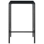 Voir la diapositive 4 : VIDAXL Ensemble de bar de jardin 3 pcs Resine tressee Noir
