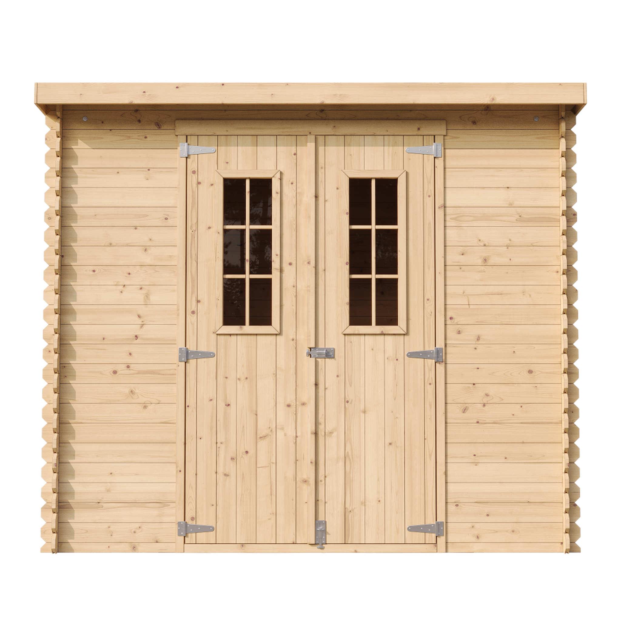 Voir la diapositive 2 : TIMBELA Abri de Jardin en Bois 2,63 m², Cabanon Jardin Exterieur à Outils avec sol imprégné M310C+M310G