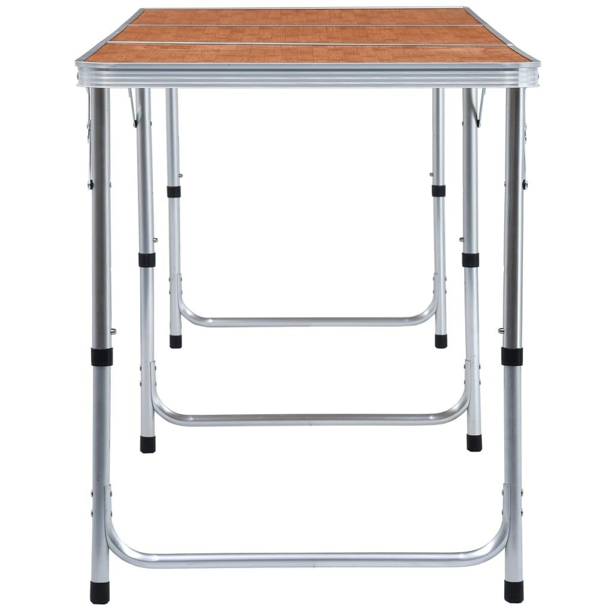 Voir la diapositive 4 : VIDAXL Table pliable de camping Aluminium 180x60 cm