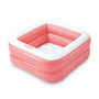 Voir la diapositive 1 : INTEX Piscine gonflable carrée Rose - Intex