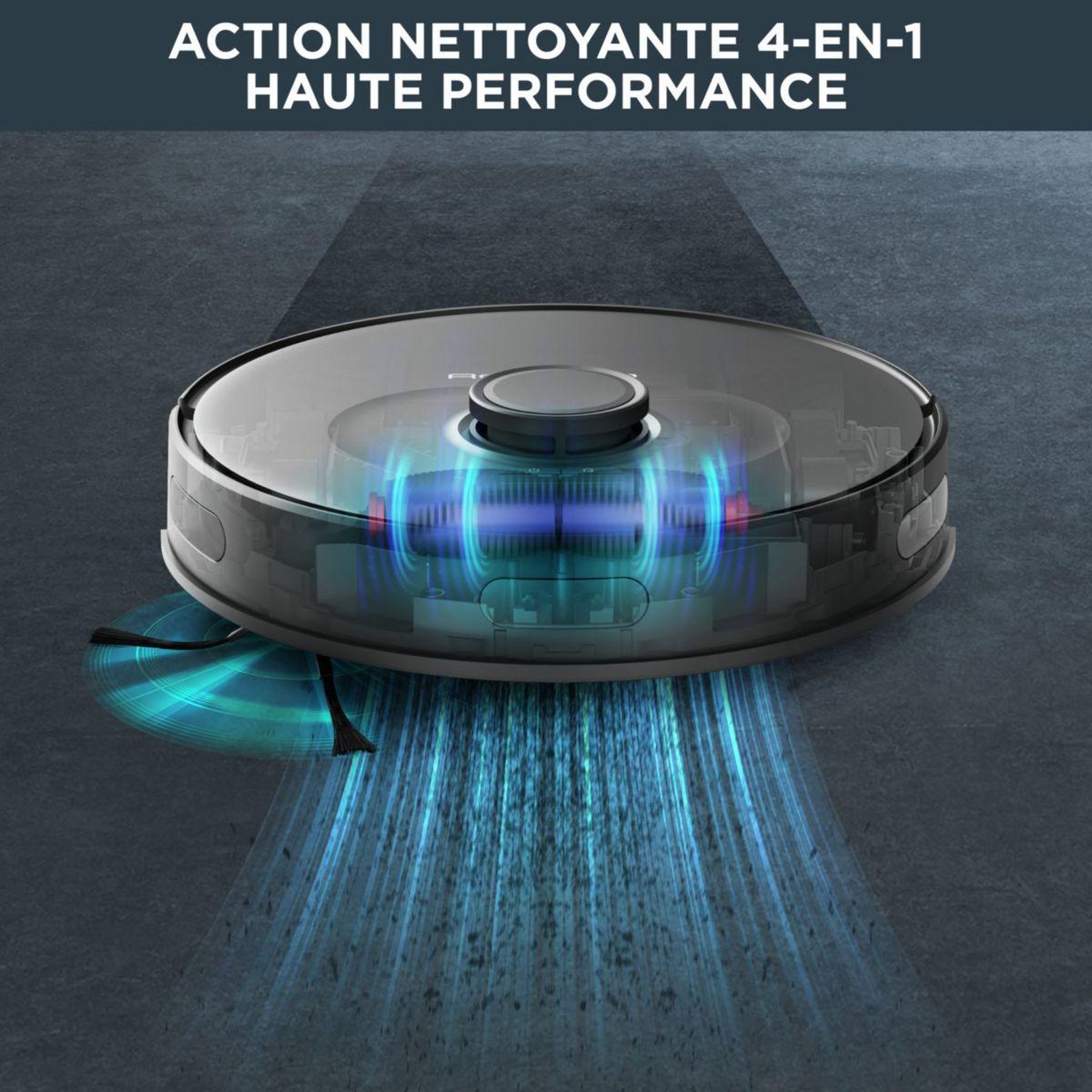 Voir la diapositive 5 : ROWENTA Aspirateur robot X Plorer serie 75s+ station RR8595WH