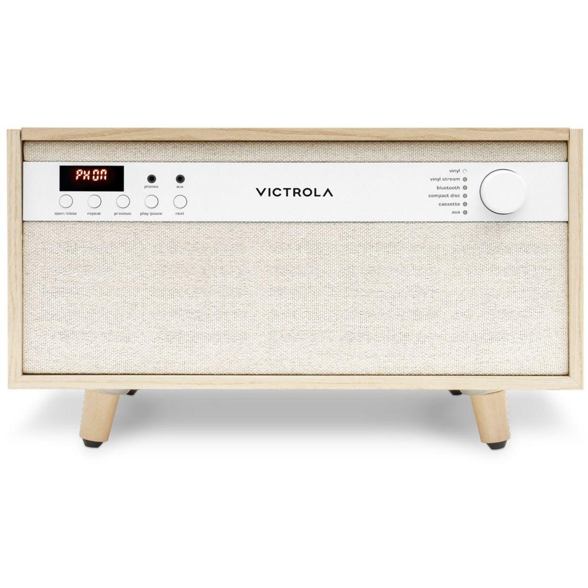 Voir la diapositive 3 : VICTROLA Platine vinyle VTA-820 Naturel