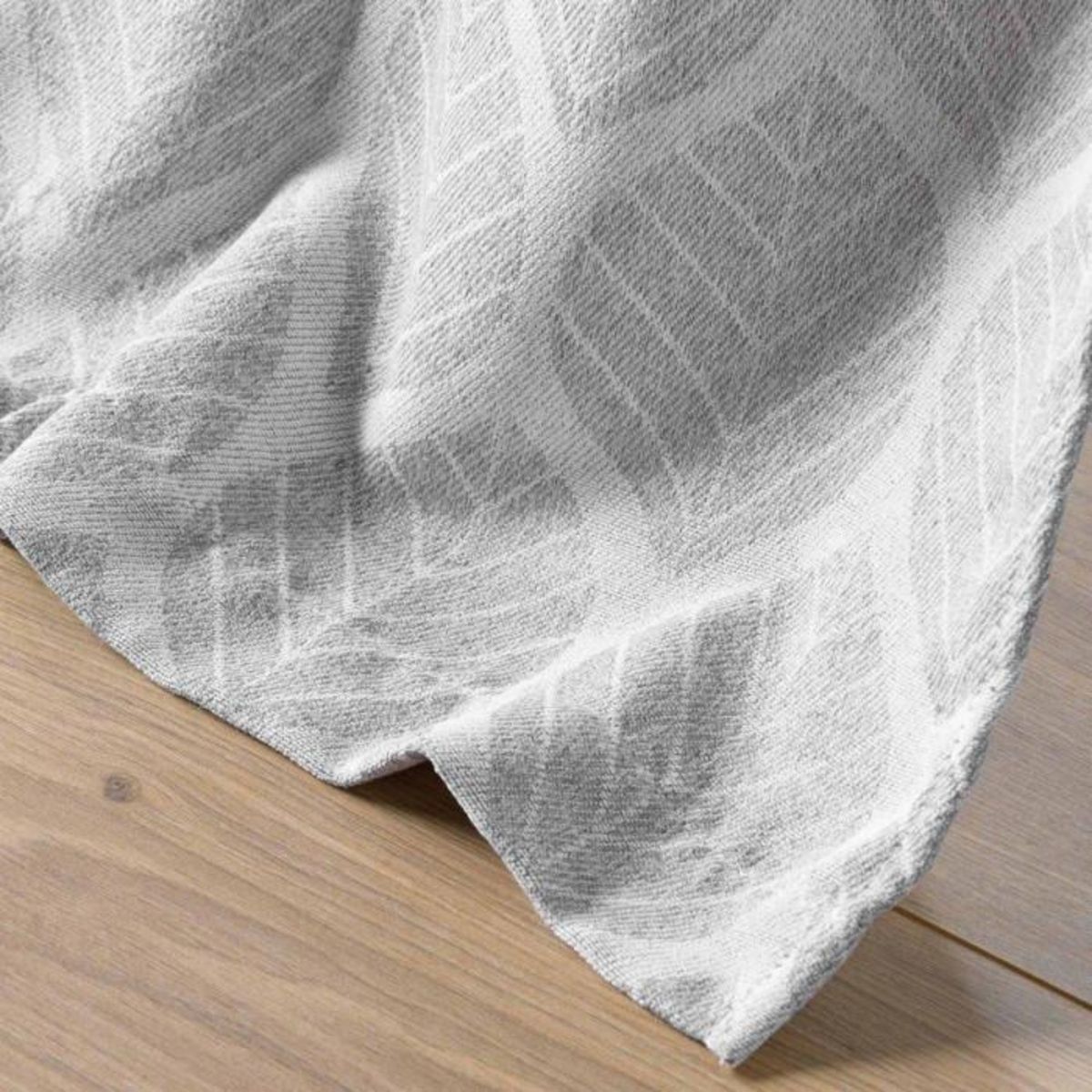 Paris Prix Rideau à Œillets Jacquard  Loria  140x260cm Gris