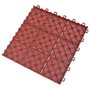 Voir la diapositive 5 : VIDAXL Carreaux de terrasse 10 pcs Rouge 30,5x30,5 cm Plastique