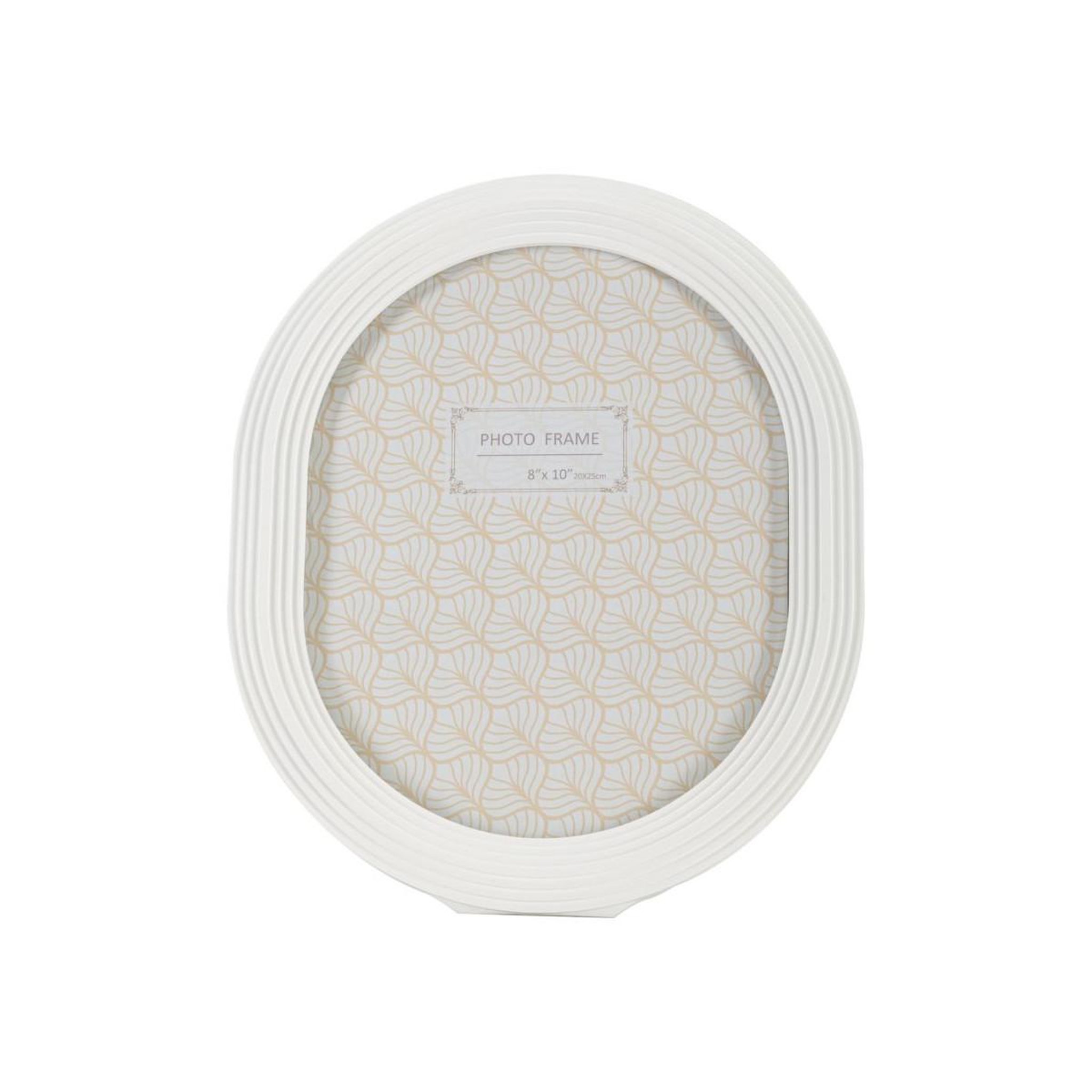 Voir la diapositive 2 : Paris Prix Cadre Photo Déco Linéaire  Ovally  20x25cm Blanc