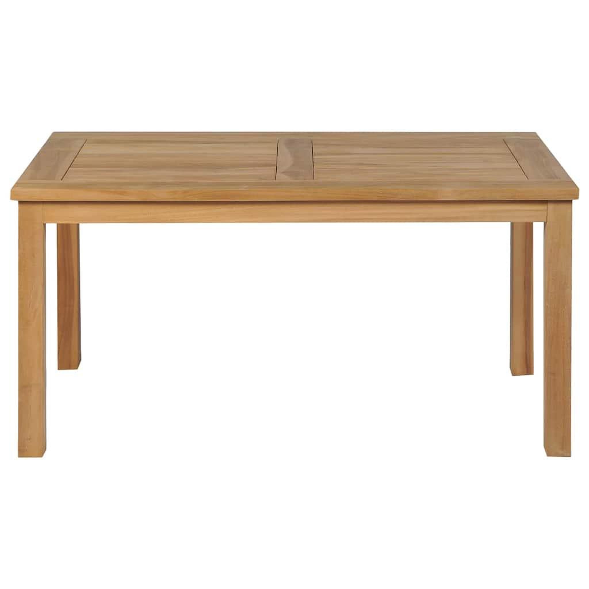 Voir la diapositive 2 : VIDAXL Table basse teck 90x50x45 cm