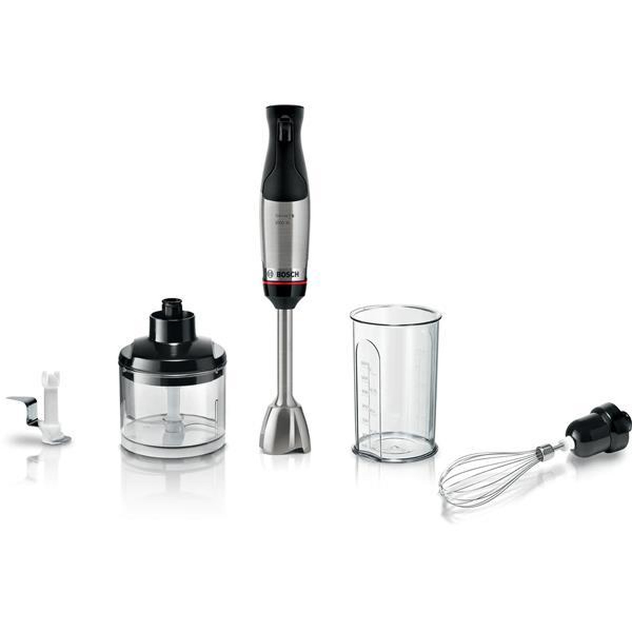 BOSCH Mixeur plongeant multifonction 1000w inox/noir - msm6m622