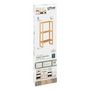 Voir la diapositive 2 : FIVE Étagère Salle de Bain Bambou  Modu'Lab  84cm Beige