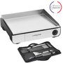 Voir la diapositive 1 : LAGRANGE Plancha électrique Pro 50M noir à poser, 50x40 cm + kit d'accessoires