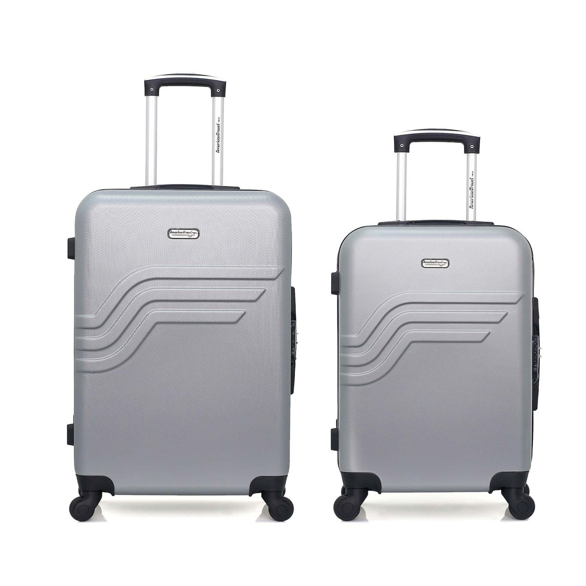 AMERICAN TRAVEL AMERICAN TRAVEL - Lot de 2 - Valise weekend et valise cabine QUEENS