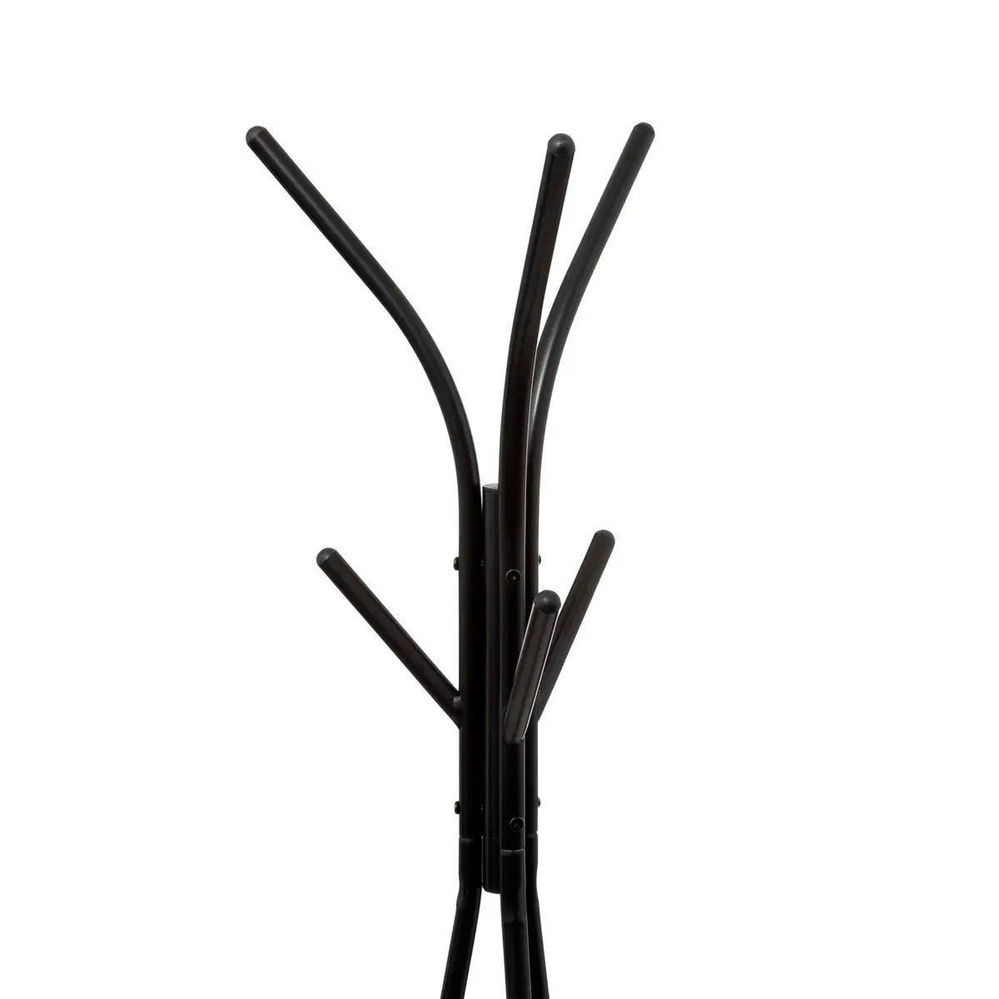 Voir la diapositive 2 : FIVE Porte-manteau avec étagères  jano  175cm noir