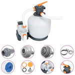 BESTWAY Bestway Pompe de filtration a sable Flowclear 8327 L/h
