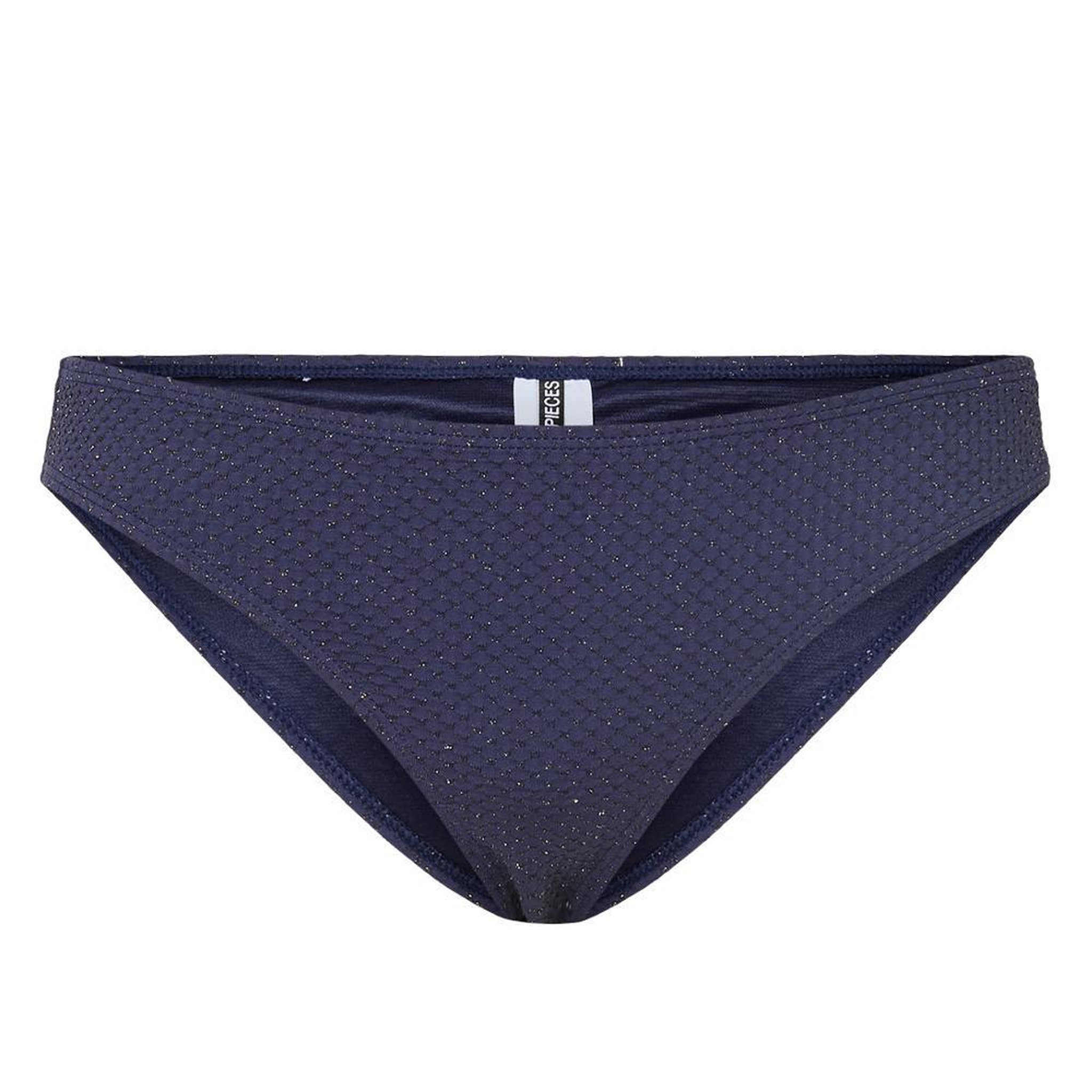 Pieces Bas de Maillot de bain Marine Femme Pieces Drape Lurex. Coloris disponibles : Bleu