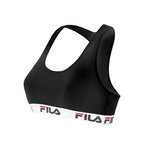 FILA Brassiere coton femme FU6042 Uni. Coloris disponibles : Noir