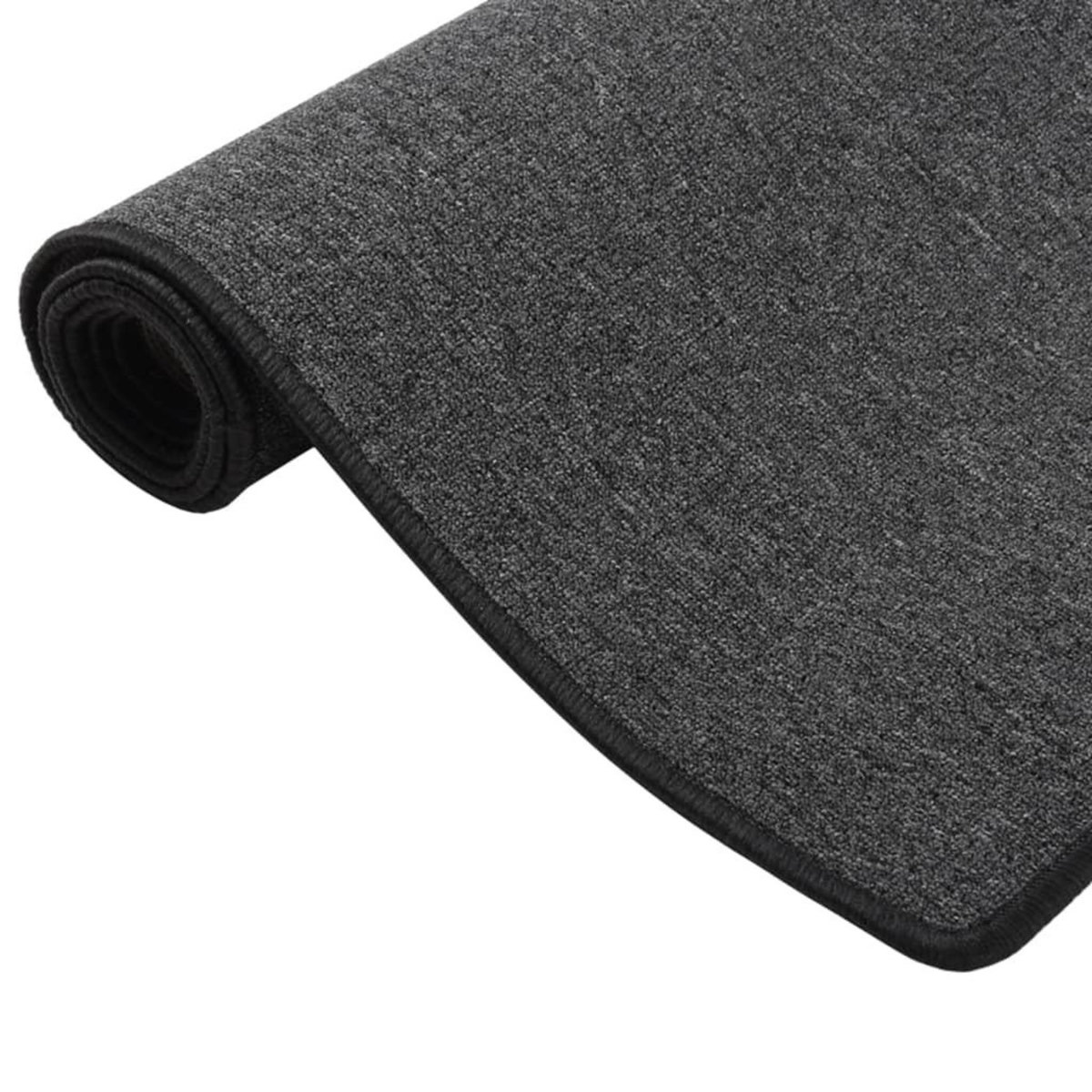 VIDAXL Tapis de couloir Anthracite 50x200 cm