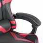 URBAN MEUBLE Chaise Fauteuil De Bureau rouge noir Gaming Gamer Pivotant Racing Inclinable 150 °