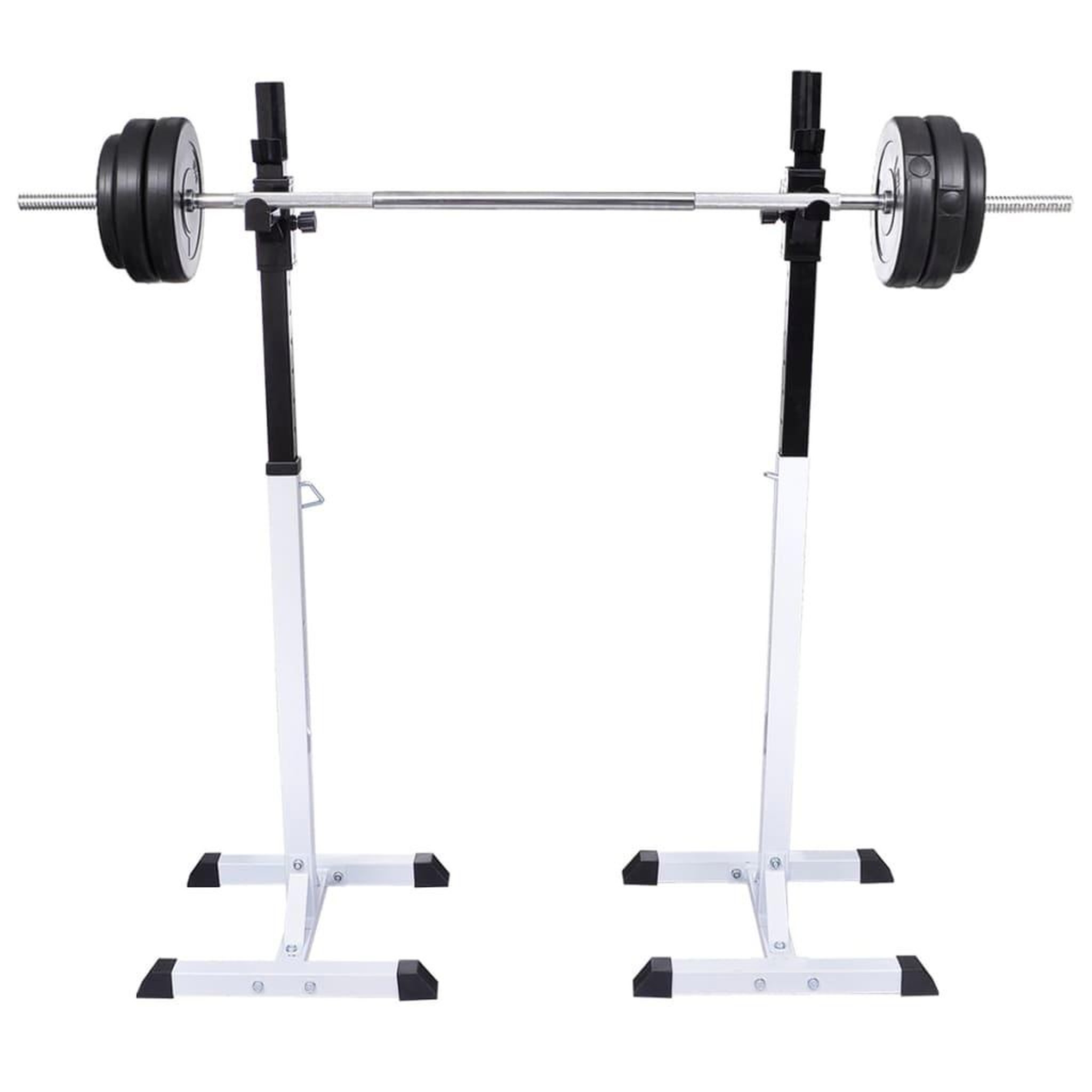 Voir la diapositive 2 : VIDAXL Support d'halteres avec jeu d'halteres et de poids 60,5 kg