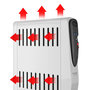 Voir la diapositive 2 : Taurus Alpatec Radiateur à bain d'huile 2500w avec humidificateur - tuareg 2500