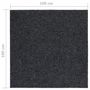 Voir la diapositive 6 : VIDAXL Tapis 100x100 cm Anthracite