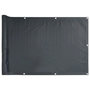 Voir la diapositive 2 : VIDAXL Ecran de balcon en tissu Oxford anthracite de 90x400 cm