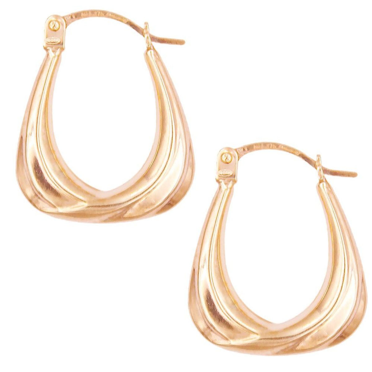 L'ATELIER D'AZUR Boucles d'Oreilles Créoles - Or Jaune - Femme