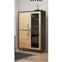 Voir la diapositive 4 : Table de séjour L160cm + buffet 3 portes + vitrine 3 portes VIVA