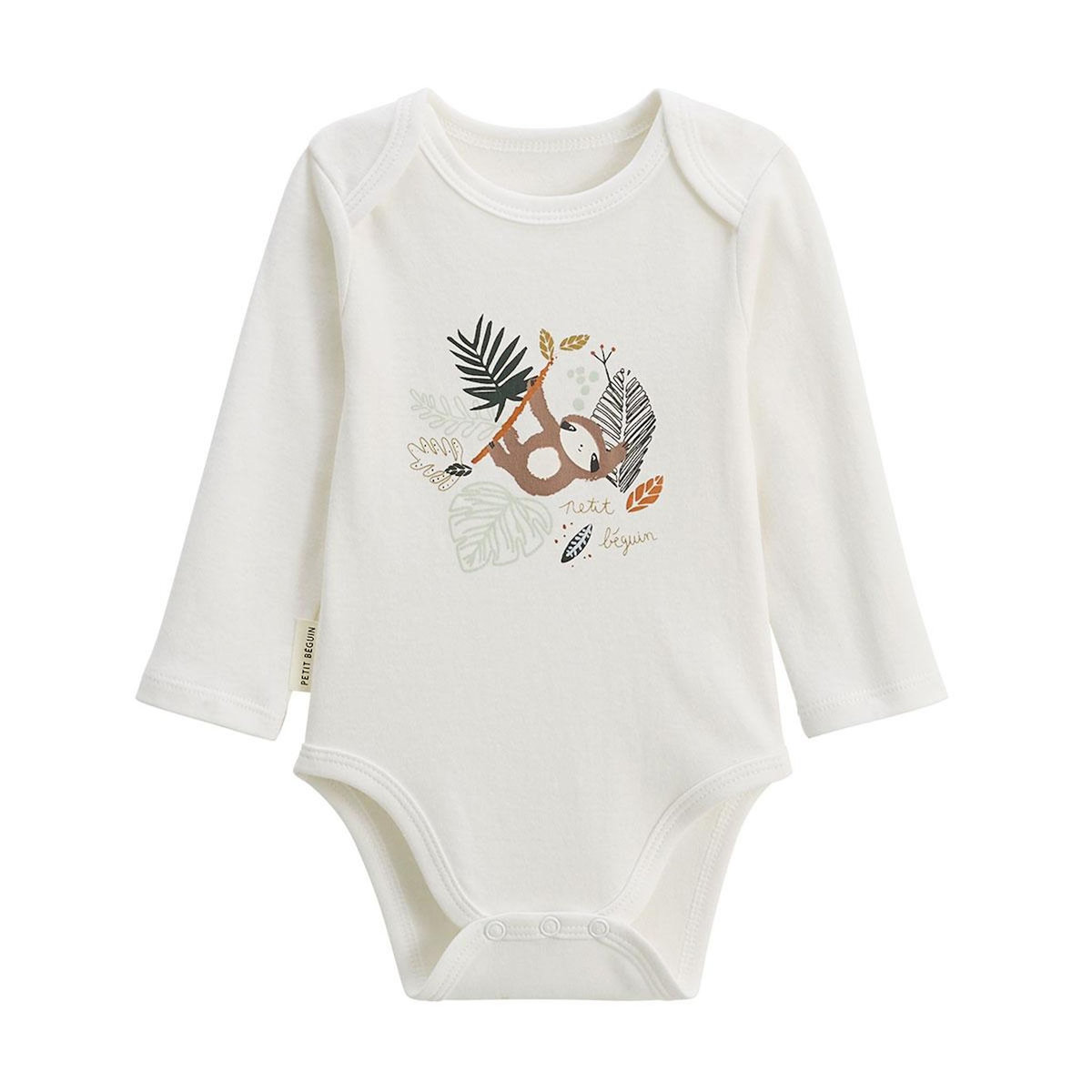 Petit Béguin Lot de 2 bodies bébé manches longues Cache-cache