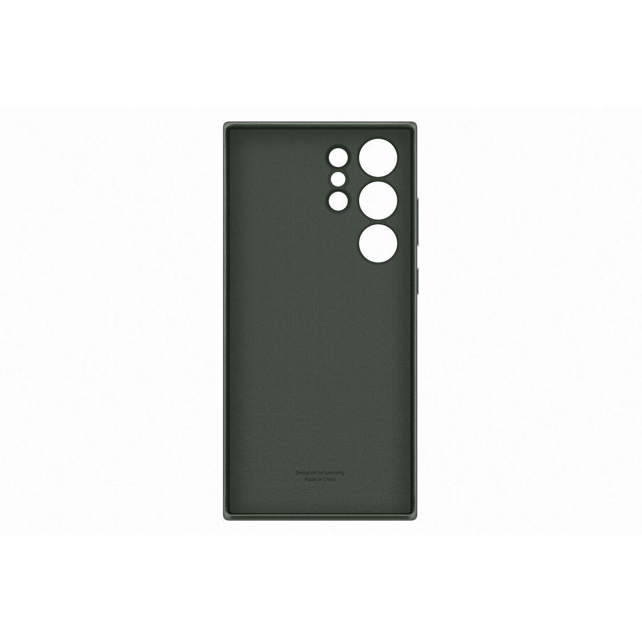 Voir la diapositive 2 : Samsung Coque s23 ultra cuir vert