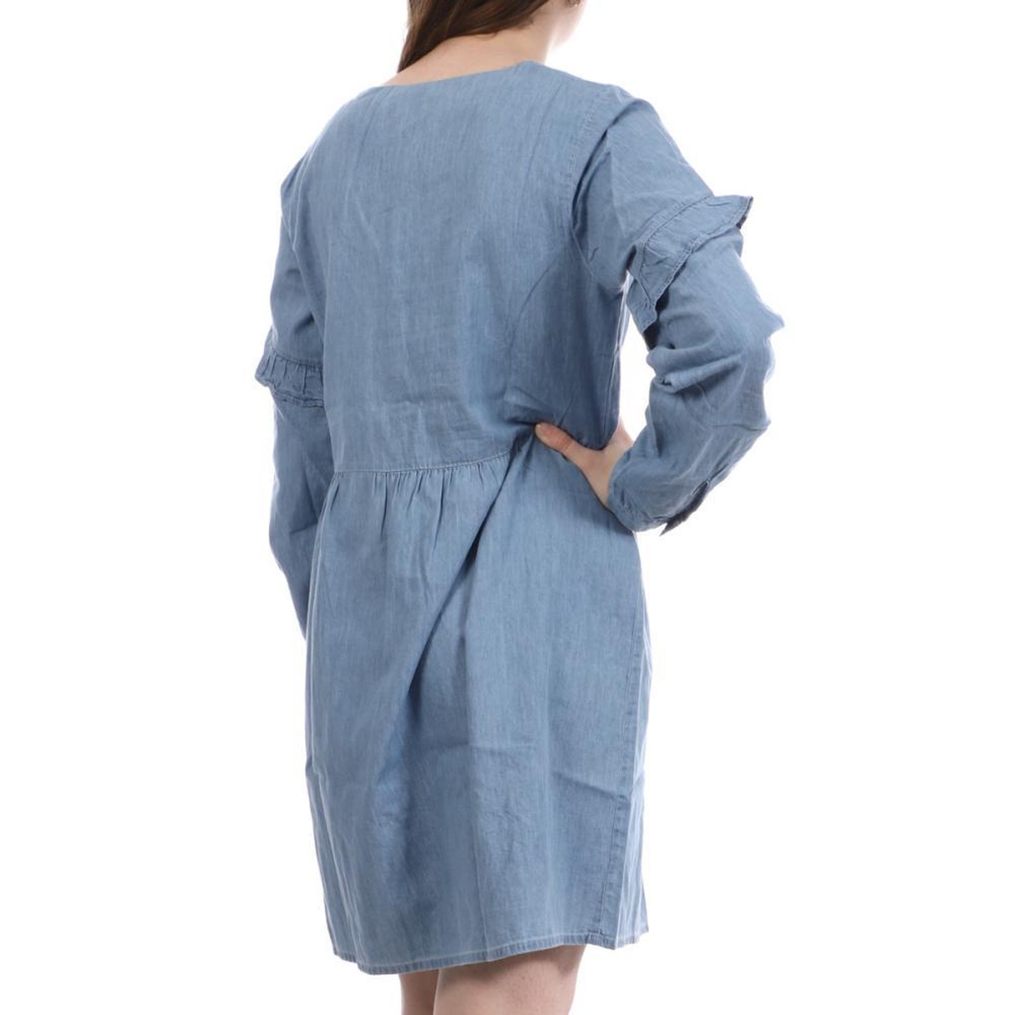 Voir la diapositive 2 : LES TROPEZIENNES Robe en Jean Bleu Femme Les Tropéziennes Liche