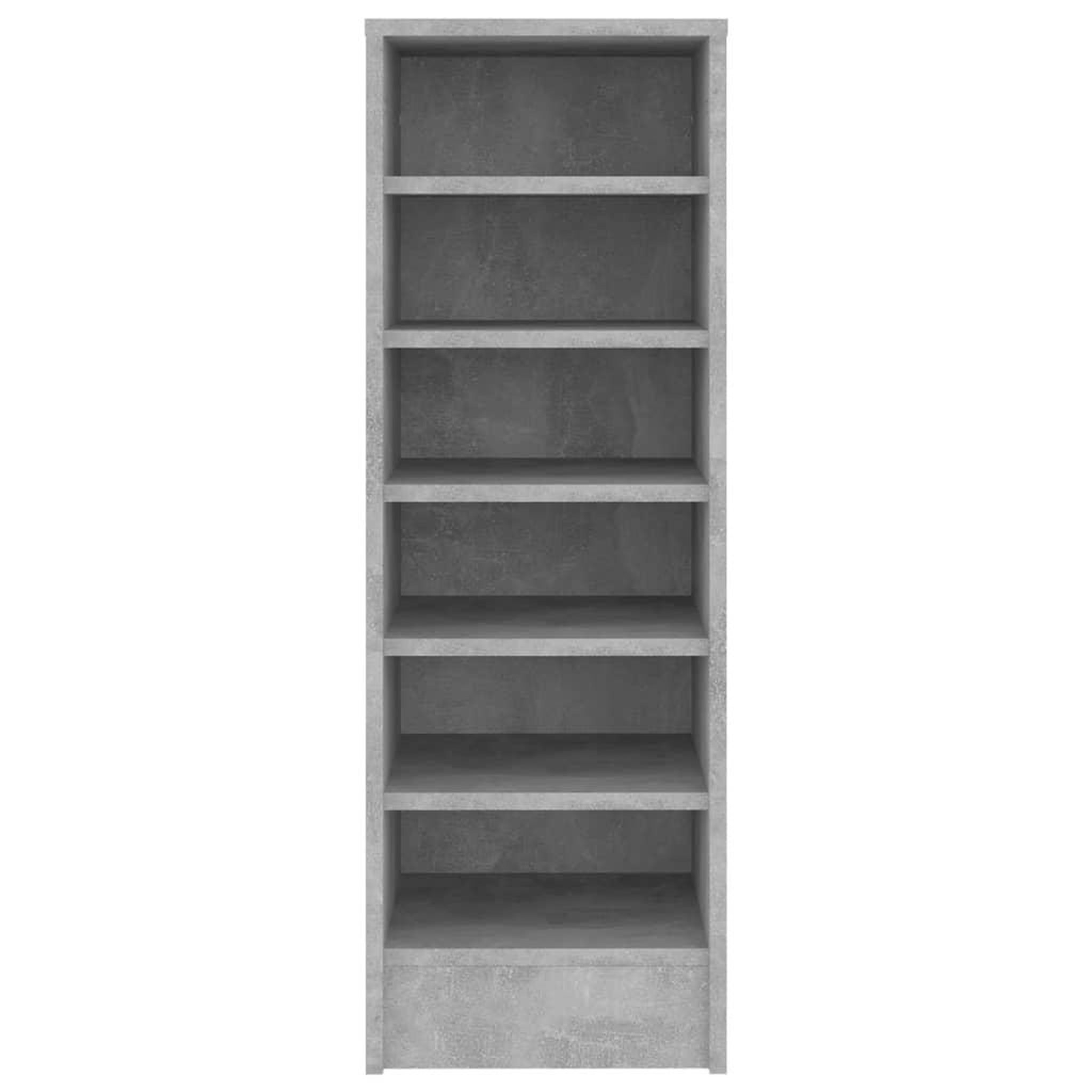 Voir la diapositive 3 : VIDAXL Armoire a chaussures Gris beton 31,5x35x90 cm Bois d'ingenierie