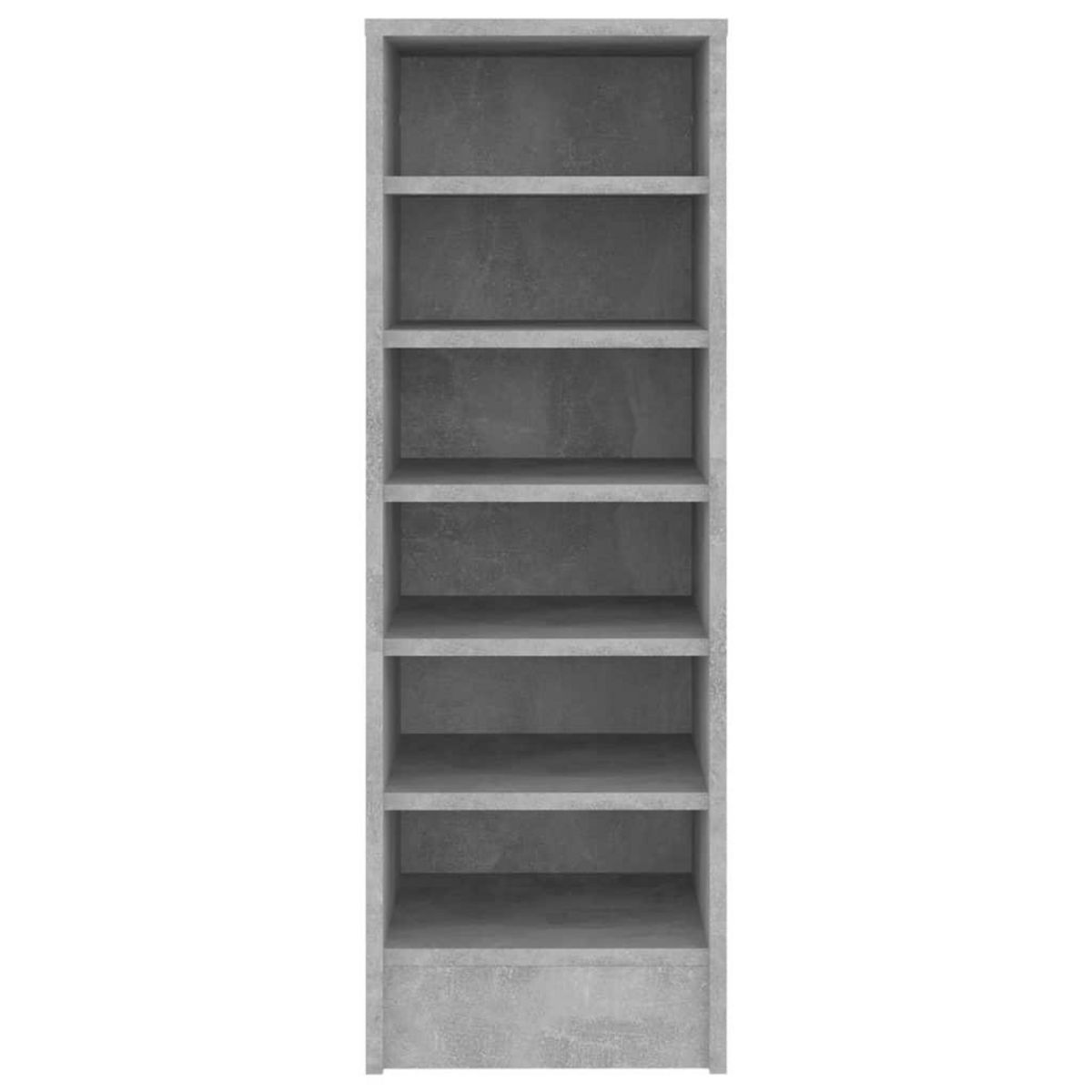 VIDAXL Armoire a chaussures Gris beton 31,5x35x90 cm Bois d'ingenierie