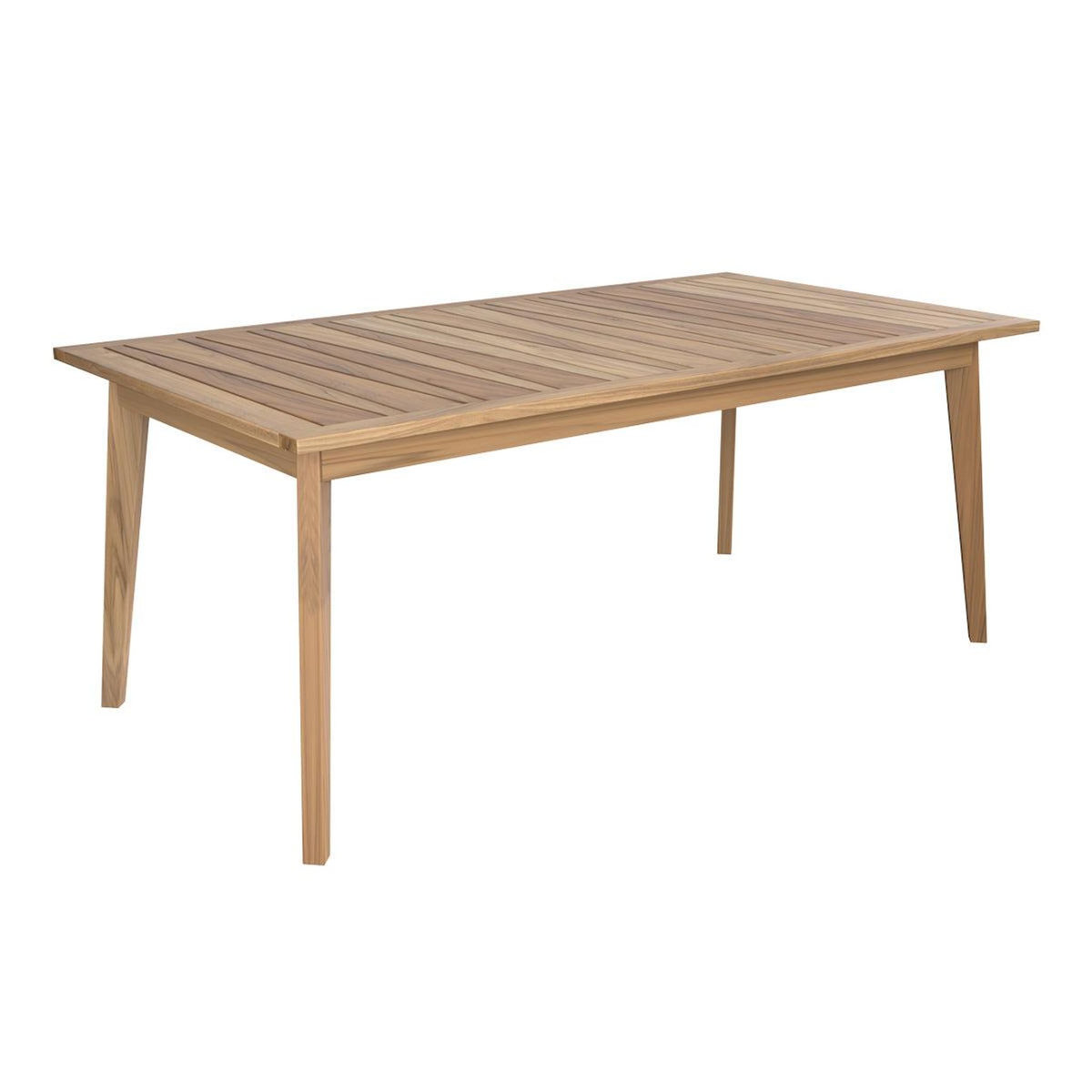 Rendez vous déco Table de jardin extensible en teck massif 6 à 10 personnes-Tunga